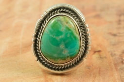 Genuine Pilot Mountain TurquoiseSterling Silver Ring